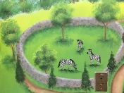 Zoo zebras