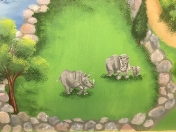 Zoo rhinos