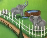 Zoo elephants