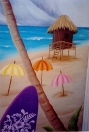 Beach umbrellas