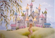 Castle in Butterfly Room