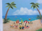 Minions at Beach