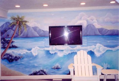 Beach hot tub room