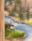 Bear at stream