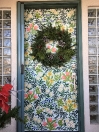 Floral door