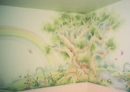 Garden Fairy tree rainbow