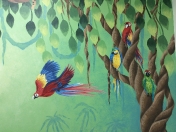 Parrots jungle