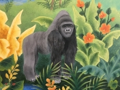 Jungle gorilla