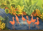 Jungle flamingos