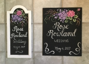 Wedding signs