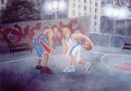 Sports street basketball