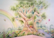 Tree fairy rainbow