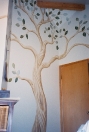 Tree around door