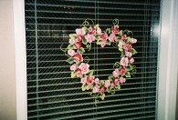 Windows -valentines wreath